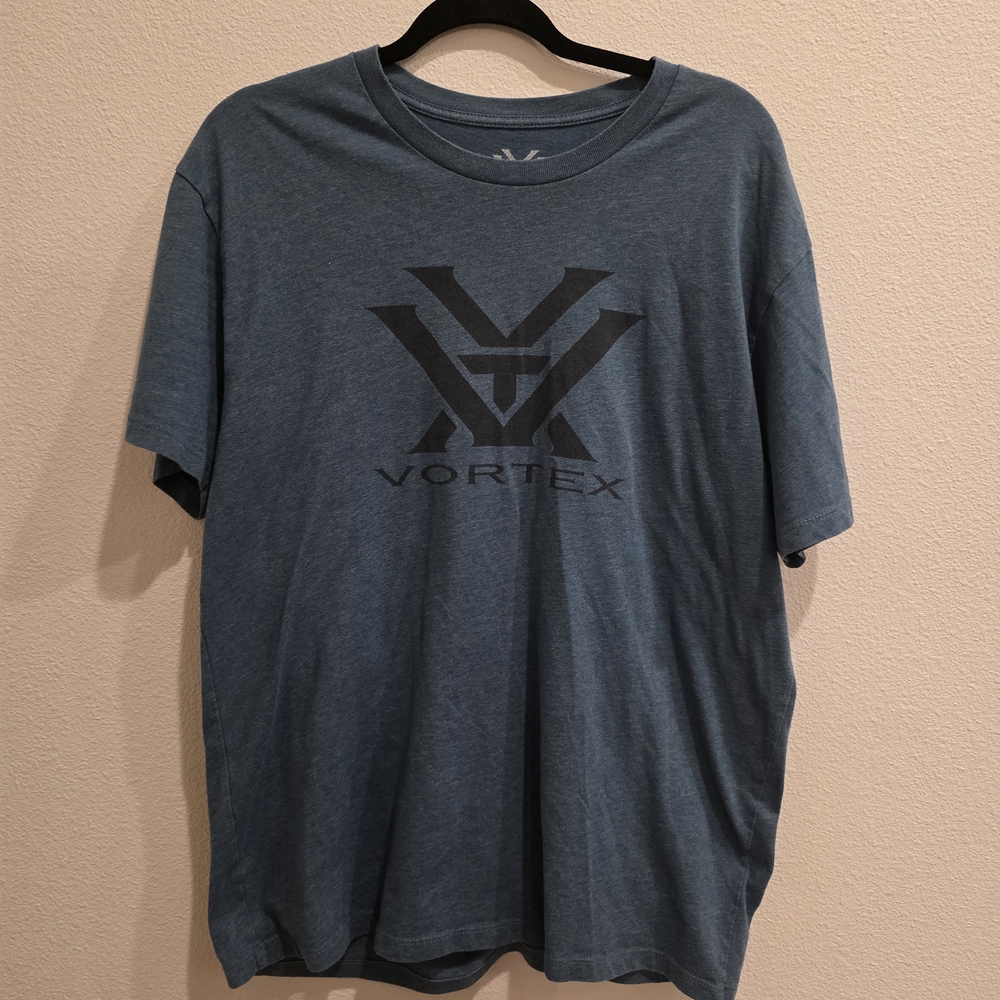 Vortex Men's Slate Blue Graphic Tee